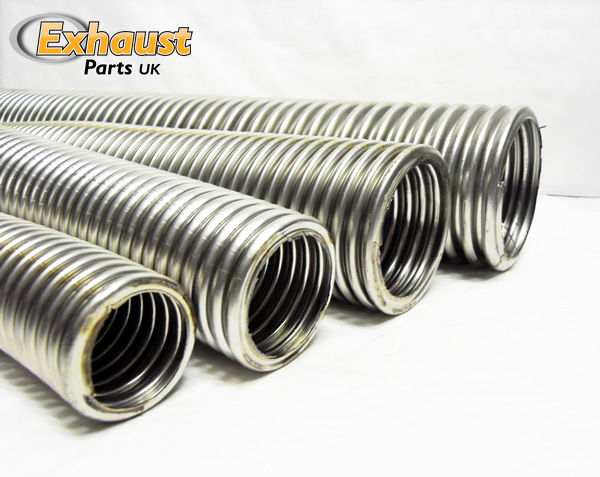 Exhaust Stainless Flexible Pipe 1 2 X Meter 25mm Bore Exhaust Parts UK