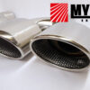 AMG Style Twin Oval Quad Stainless Tailpipe Trims - Image 5