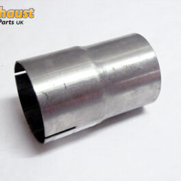 Universal 2.17/" joiner Connector 55mm to 59mm 95mm Long Exhaust Pipe Sleeve