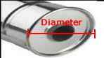 Spun 4" Diameter