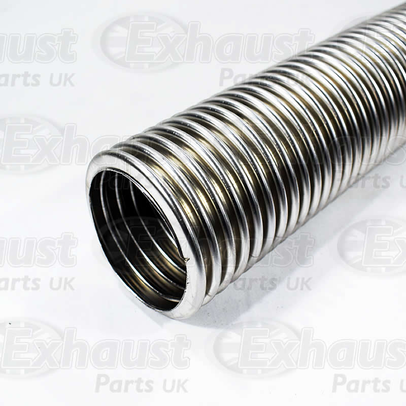 EXHAUST FLEXI PIPE TRU FLEX 2" O.D  PIPE BEND STAINLESS STEEL CLASSIC 50mm UK 