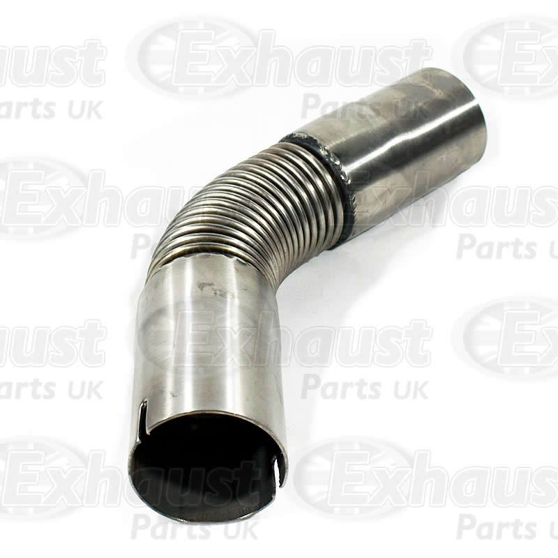 Stainless Steel Flexible Exhaust Pipe Connector 64mm x 230mm Heavy Duty Weld In Coupler Flexi Pipe Tube Adapter Sleeve Joint 64mm x 230mm 