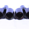 Black Exhaust Tailpipes - Twin Staggered Pair Left + Right Hand Pair - Image 2