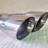 3.5" OD Slash Cut Stainless tip Straight