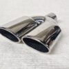 Classic AMG Twin Oval Stainless Tailpipe Trim - Image 2
