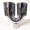 Classic AMG Twin Oval Stainless Tailpipe Trim - Image 4