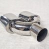Classic AMG Twin Oval Stainless Tailpipe Trim - Image 5
