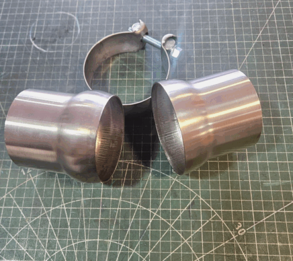 Stainless 3" 76mm Mercedes Type Ball & Flare joint Swivel Flange - Image 2